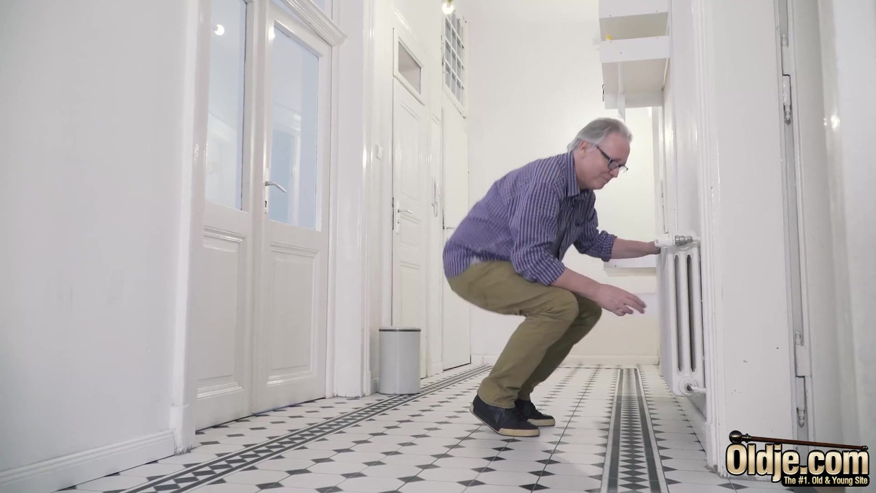 Ex-Girlfriend Rides With Her Vagina And Grandpa Fucks Her Mouth