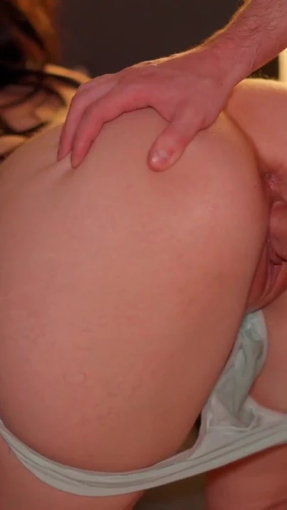 Kinky Rubbing Stepsister's Ass and Panties! Creampie Doggystyle | Clip 1