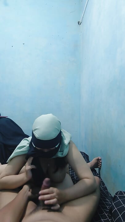 My friend's wife is addicted to squirming on my bed.