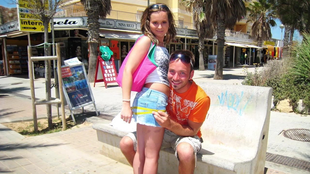 Hidden Cam Mallorca mit Haariger Fotze