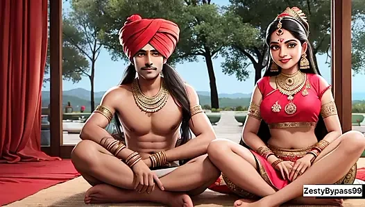 Hintli desi yeni evli üvey anne ko dono bhaiyo ne chod dala suhaagraat ke din üçlü seks