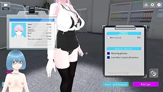 Cinsel yardım departmanını yönetmeye başlayalım! Demo Oyun 1