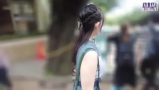 Her sıcak girdap aşamasının tadını çıkartan ağız dolusu azdırma ile krem öpücüğü yürüyüşü.1