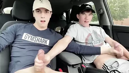 karşılıklı araba mastürbasyon