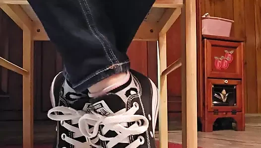 Get Down and Clean My Converse