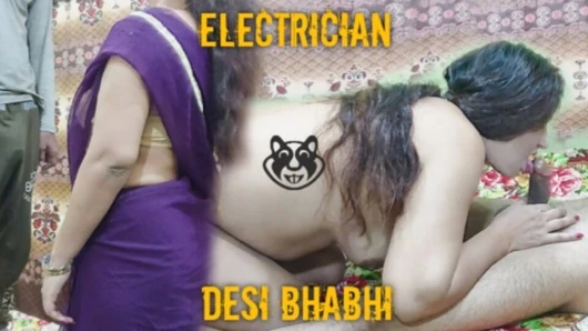 Indian Electrician Big Dick Vs Desi Bhabhi Tight Pussy