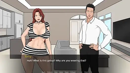 Eva'nın ecstasy #10 ateşli kızıl saçlı erkek arkadaşını üvey babasıyla aldatıyor