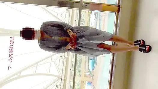 Mayu no61 minyon teşhiri, mayo seksi, beyaz göz orgazmı, meme ucu piercingi, fışkırtma, konvülsif orgazm