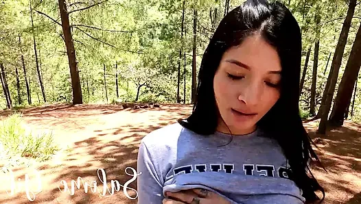 My Stepmom Took Me to a Public Forest to Get All My Milk - MILF