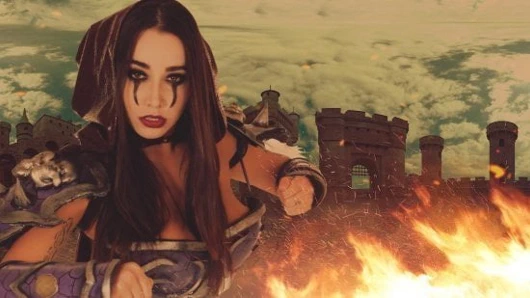 Bayan sylvanus'u savaşta yendikten sonra siktir et