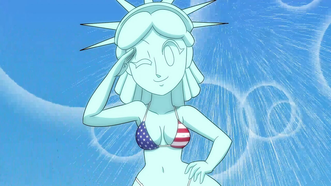 4 temmuz özgürlük heykeli tarafından hentai animasyonu