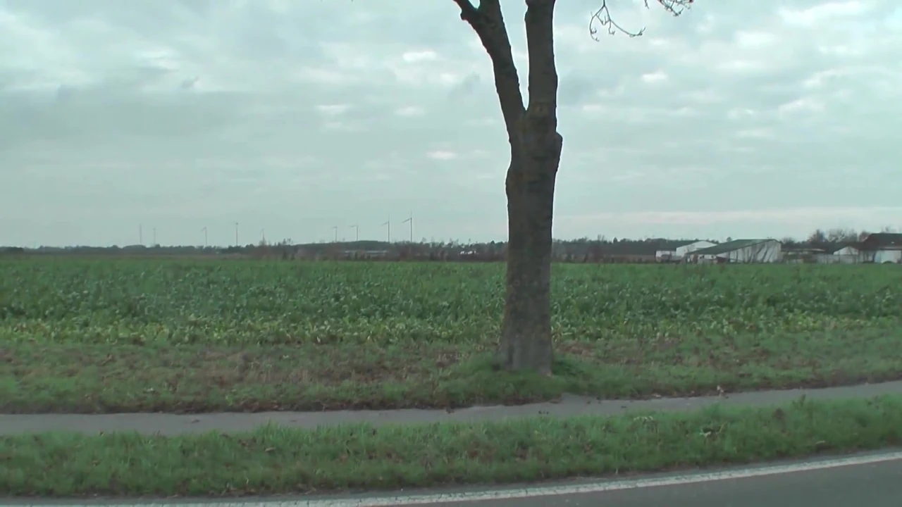 जर्मन - बड़े स्तनों वाली लड़की आउटडोर