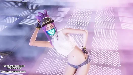 Mmd aespa - armageddon - akali seksi kpop dans league of legends hentai sansürsüz 4k 60 fps