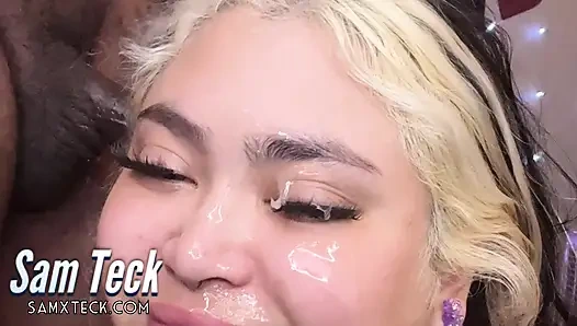 Indy yüze boşalma alıyor