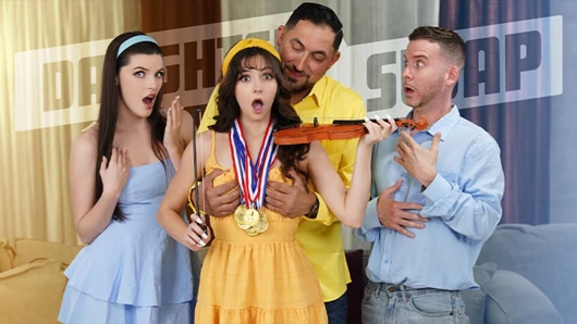 Sevgi dolu üvey kızlar ve üvey babalar birbirlerini mutlu ettikleri özel bir ilişki içindeler