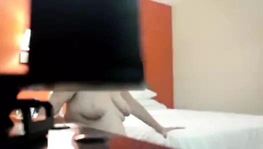 friends step mom deep throating my dick