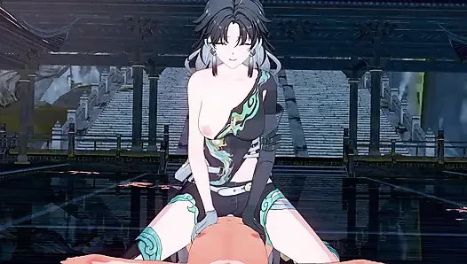 Titreyen dalgalar - jianxin erotik seks ve sakso - 3d hentai animasyon
