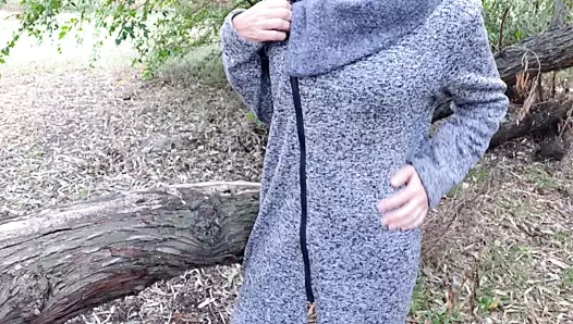 Üvey anne parkta selfie çekmek istedi