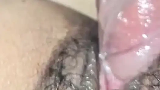 Pussy full of milk is unfaithful to her partner