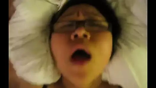 Tombul Asya içinde kadın iç çamaşırı gets becerdin sert