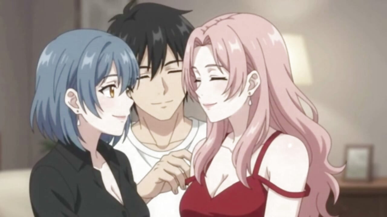 Birthday Surprise Threesome Girlfriend Brings a Friend as special gift