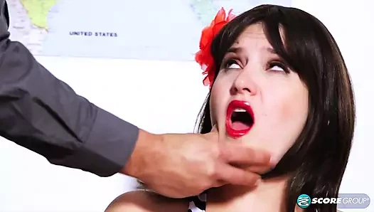 Büyük memeli bir gangsterin moll'u için özel bir yarak