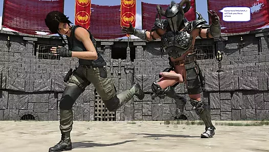 yaramaz arenada lara croft