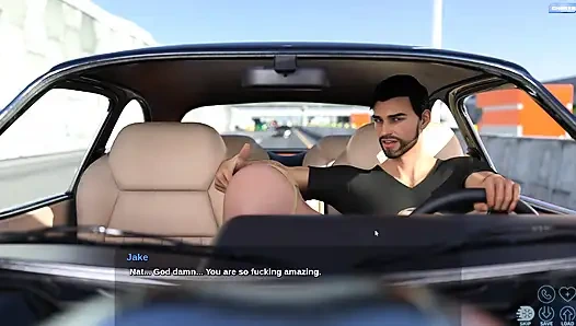 Stepdaughter Sucking Stepdad Cock While He Driving Car