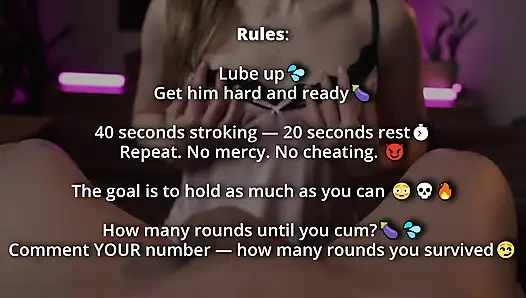 10 TUR DAYANABILIR MISIN?  Boşalma düellosu yok