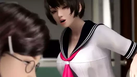 Penisteki tüp - animasyon tezahürat 3d mastürbasyon