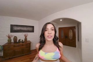 Badoinkvr Natalie Brooks eski sevgilinle özel egzersiz seansı yapmalı ama onun yerine sana verecek