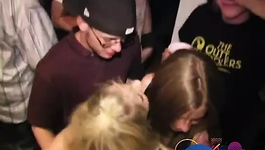 Hot Babes stripdance with other guys and Licking pussy Lesbian