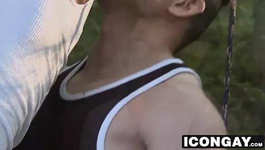 Brendan patrick içinde bir sıcak seks terapi ile Asya jock jessie