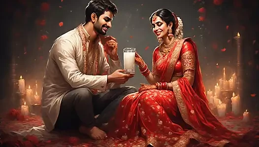 Hintli bir çiftin samimi aşkı - Hintli kızın şehvetli yolculuğu Hintçe sesli hintçe sesli hikayede anlatiliyor