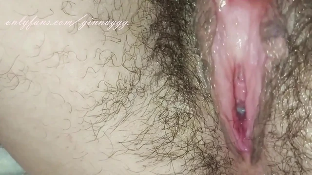 Wet Hairy Pussy Masturbating with Vibrator Close up Amateur Russian Model MILF Ginnagg