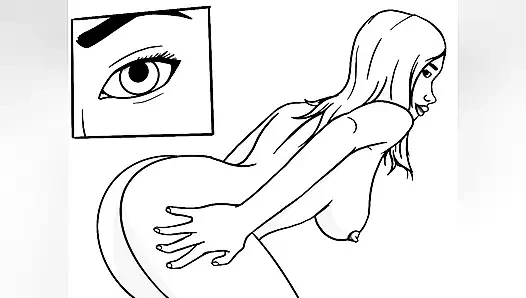 Kıçını her penetrasyon ile atlar