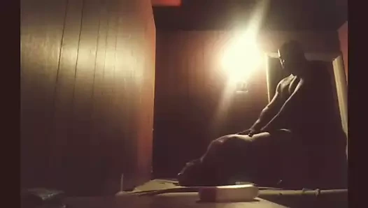 Kahrolası ve emme baba at the banyolar