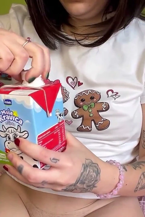 Götümden milkshake sütlü lavman