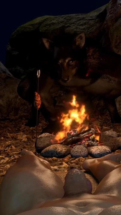 Kurt adam kız üstte yarağa biniyor - skyrim hentai parodisi | Klip 1