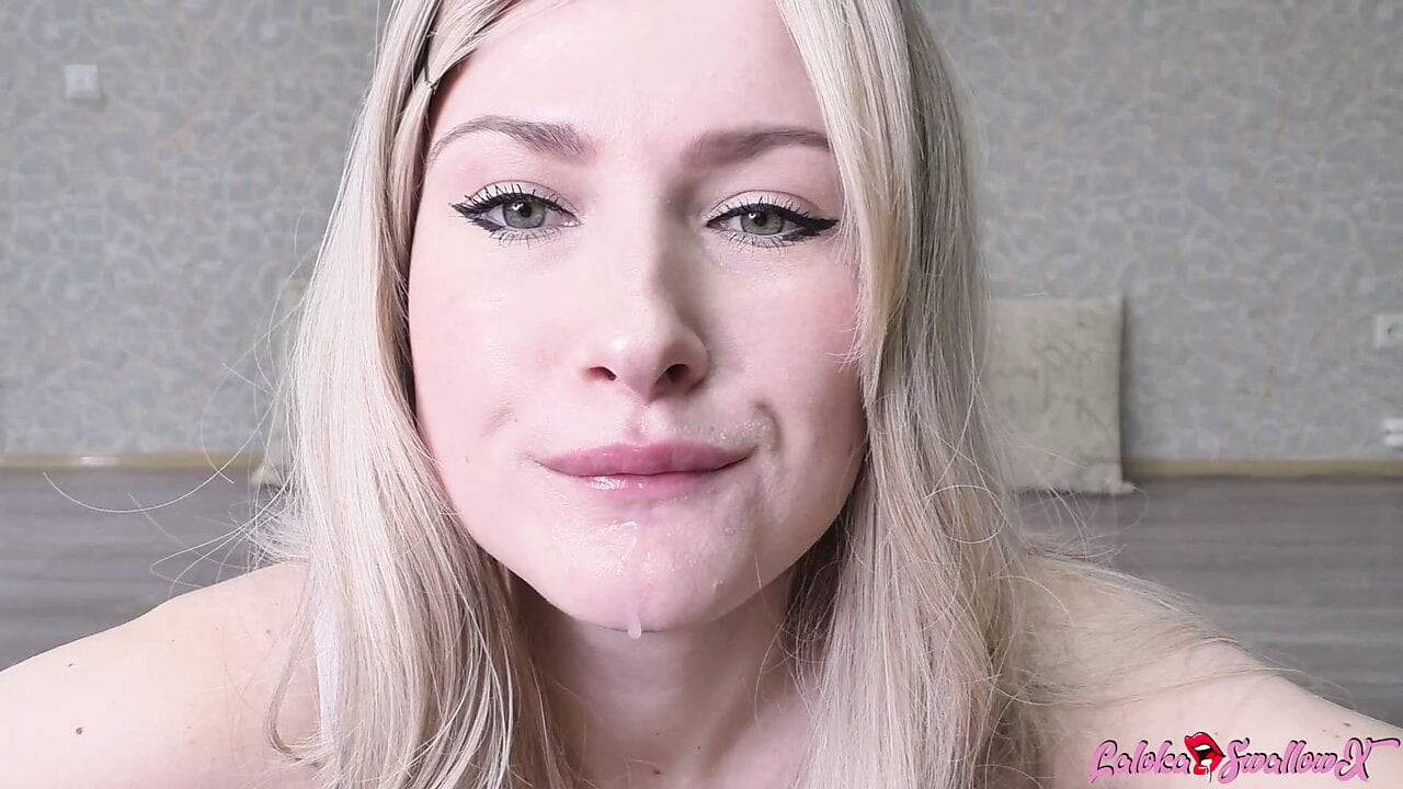 pov seksi kız arkadaşı işten sonra oral seks verir - ağzına boşalmak