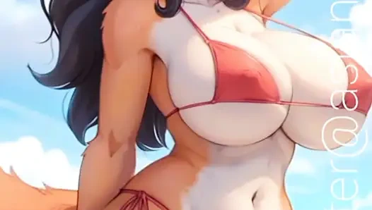 Tüylü kız çıplak ve bikinili bölüm iki (ai modelleri)