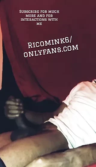Büyük çük thug stoking ve sağladım