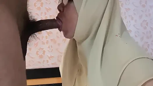 The teacher intended to teach the students the work, but in the end, the teacher gave up because the student's was too big.