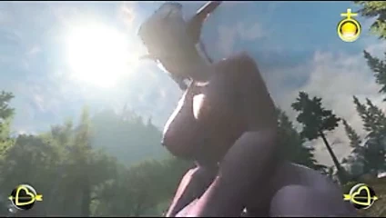 World of warcraft - nightelf travestiler draenei kızı sikiyor