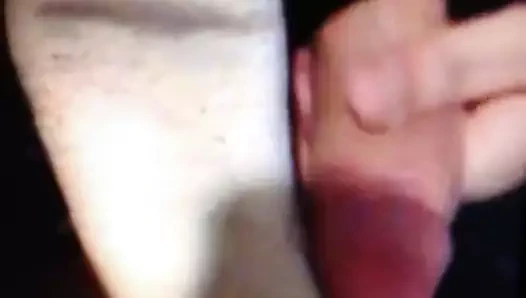 Benim eski kokmuş beyaz ayak bileği çorap içinde