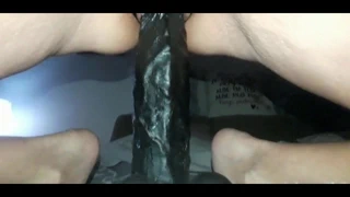 Amcıkta büyük dildo