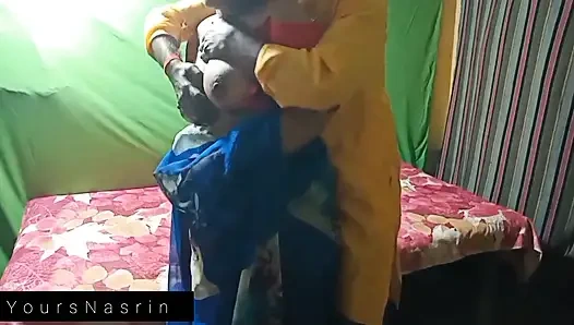 Hintli yeni evli ateşli yenge kocasıyla sikişiyor