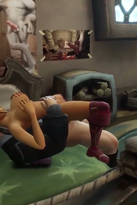 Korsan kaptan ilk arkadaşını disipline ediyor - warcraft hentai parodisi