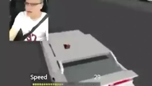 Ich beim Auto fahren