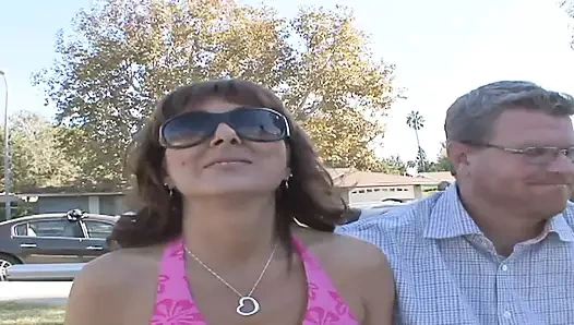 Sıcak sarışın berbat bir büyük horoz önce binicilik